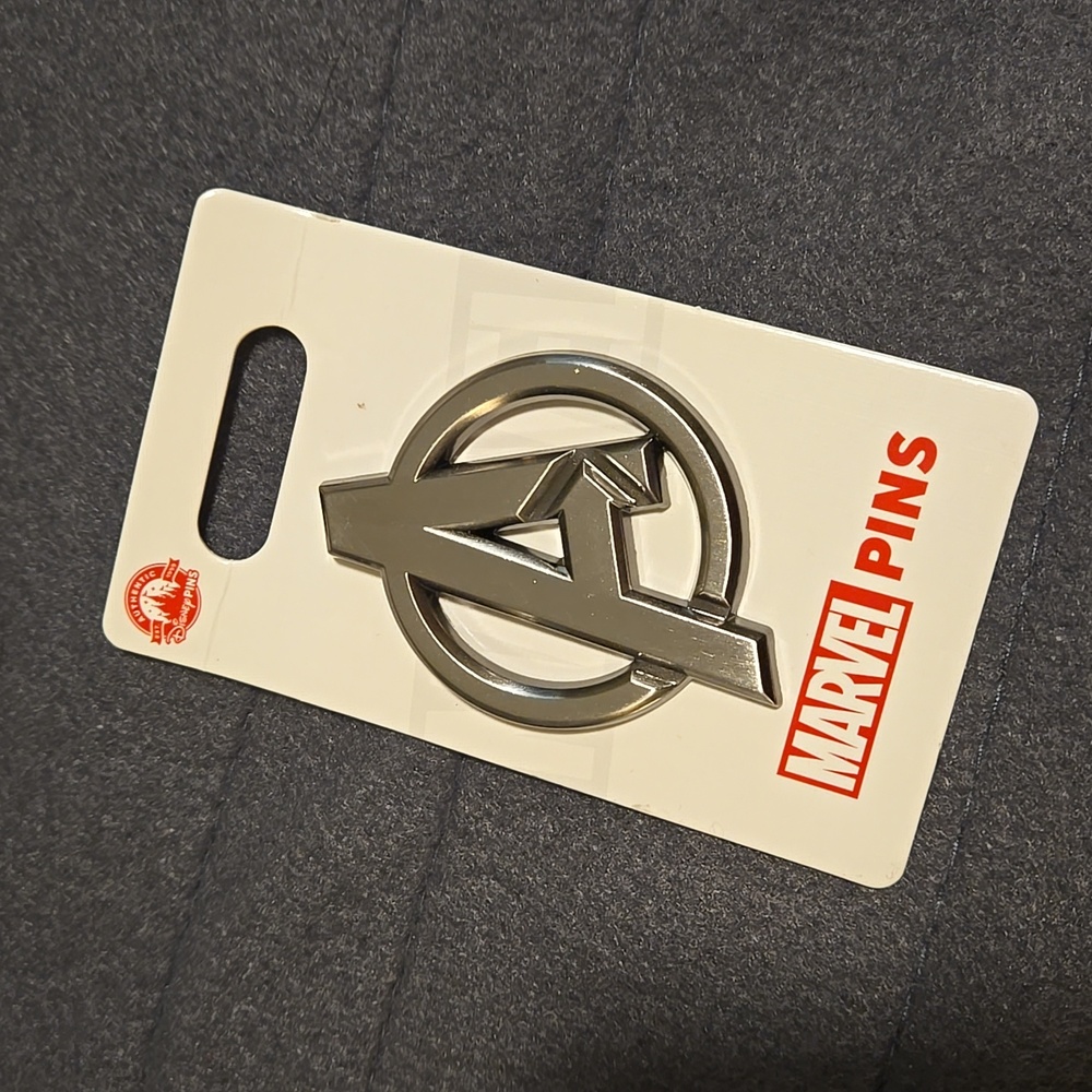 Avengers emblem pin